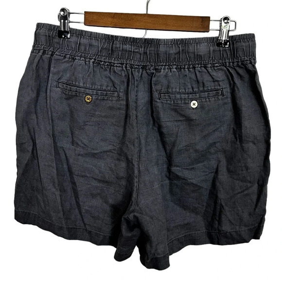 Ellen Tracy • Gray Linen Shorts - Picture 2 of 7
